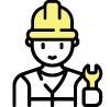 One year service guaranteed - icon