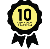 ten year warranty icon