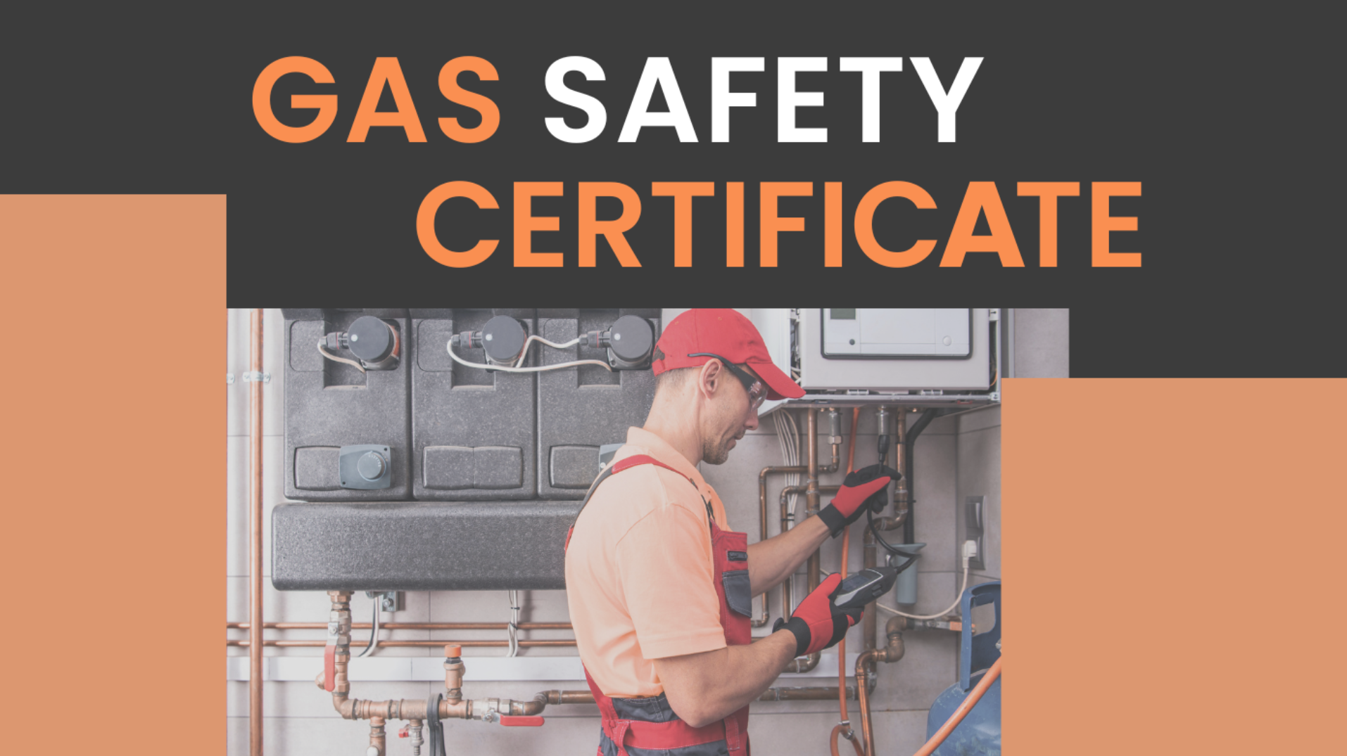 Gas Safety Certificate - Boiler Solutions - A man, plumber, engineer checking the functionality of a gas boiler